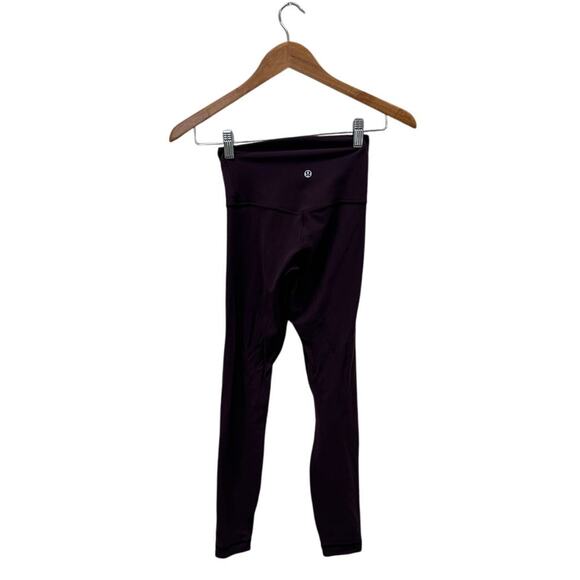 Lululemon Burgundy Leggings size 2 - Picture 1 of 8